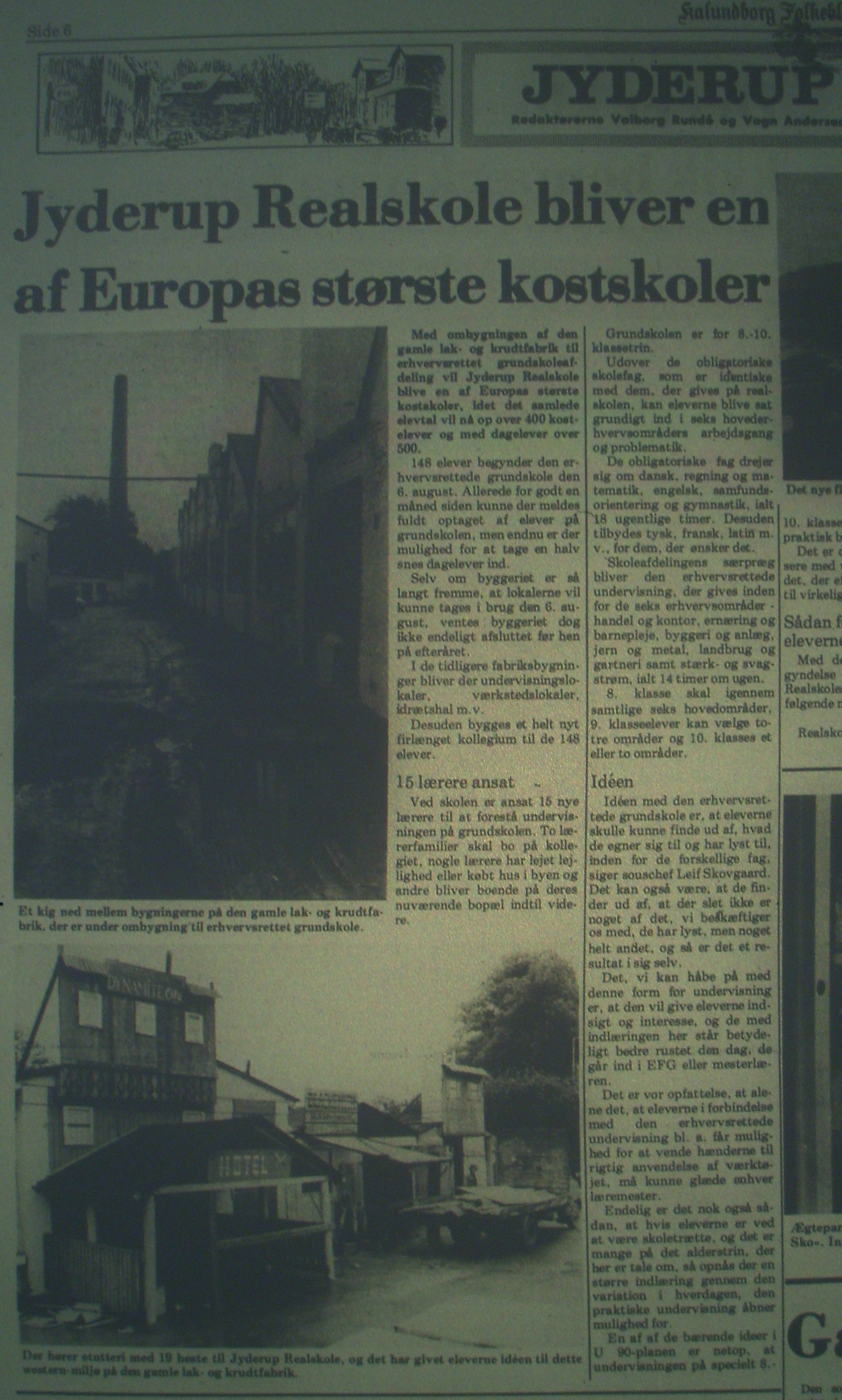 Avisside Kalundborg Folkeblad